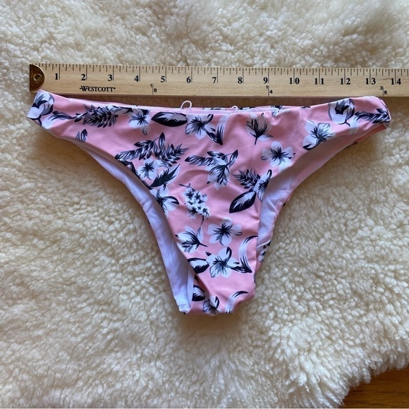 Pink Floral Bikini Bottom NWOT - Picture 2 of 5